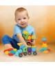 Needlework constructor Bloko in a bucket with vacuum play base (100 pieces) Needlework constructor Bloko in a bucket with vacuum play base (100 pieces)