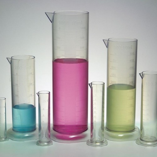 Set of graduated cylinders (7 pcs.)