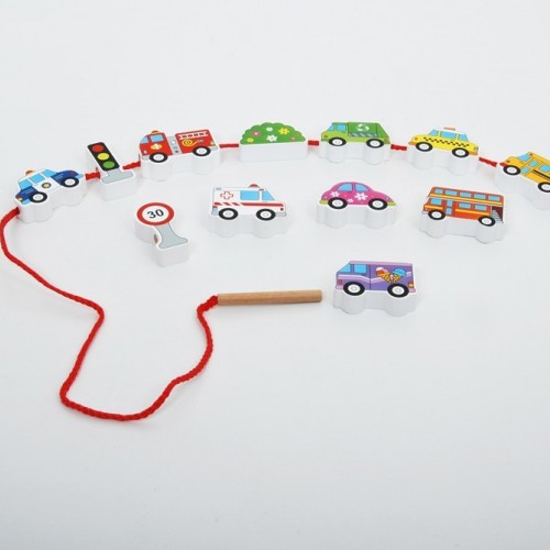 Wooden figurines "Transport" for turning