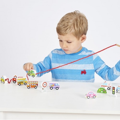 Wooden figurines "Transport" for turning