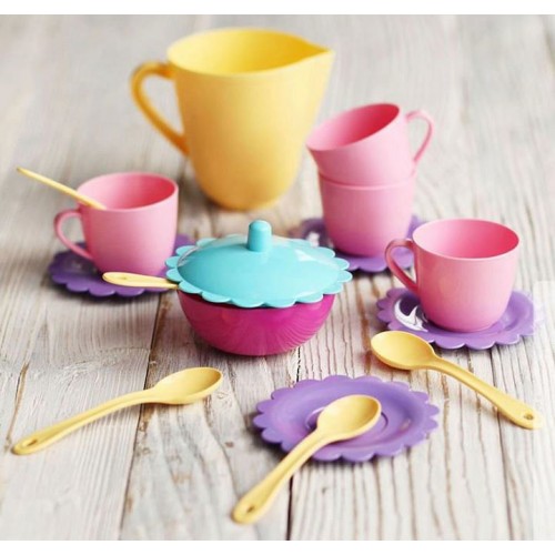 Coffee service "Party World" on a tray (17 elements)