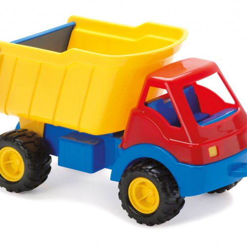 Dump truck with rubber wheels (30 cm)