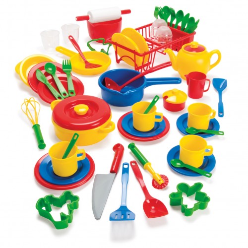 Mega large tableware set (59 items)