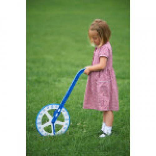 Measuring wheel with meter