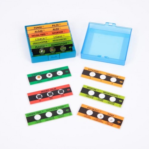 Microscope slides with samples (12 pcs.)