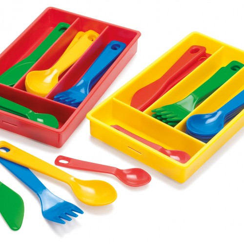 Organizer with cutlery