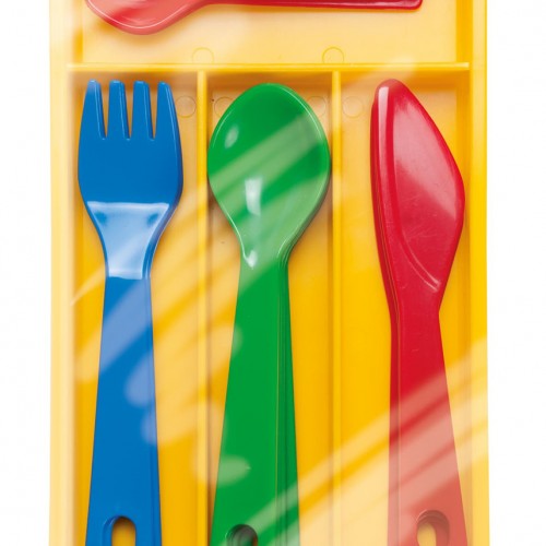 Organizer with cutlery