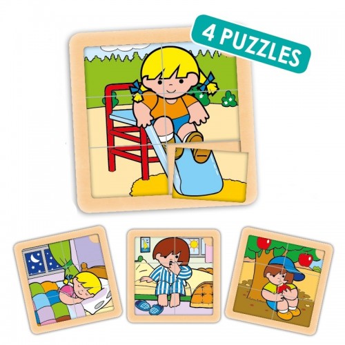 GAME “6-PIECE WOODEN PUZZLE SET” 