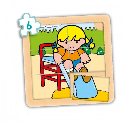 GAME “6-PIECE WOODEN PUZZLE SET” 