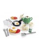 Set of dishes and products for breakfast "Green Garden" Set of dishes and products for breakfast "Green Garden"
