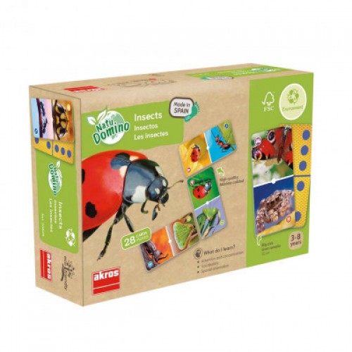 EDUCATIONAL GAME "DOMINOES - THE WORLD OF INSECTS" EDUCATIONAL GAME "DOMINOES - THE WORLD OF INSECTS"