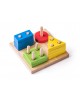 Wooden pyramid "Shape sorter" Wooden pyramid "Shape sorter"