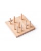 Wooden pyramid "Shape sorter" Wooden pyramid "Shape sorter"