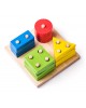 Wooden pyramid "Shape sorter" Wooden pyramid "Shape sorter"