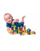 Toddler Blocks in a bucket with a shape sorting lid (50 pieces)