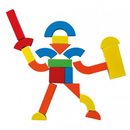 ﻿Set of wooden magnets in a suitcase 2 in 1