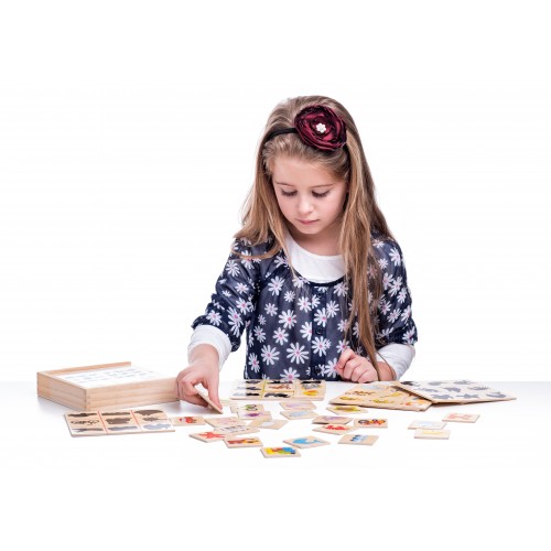 Didactic wooden game “Find whose shadow is this?” Didactic wooden game “Find whose shadow is this?”